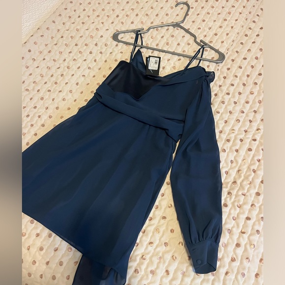 Brand new: Marciano one shoulder cocktail dress sz S - Picture 3 of 8